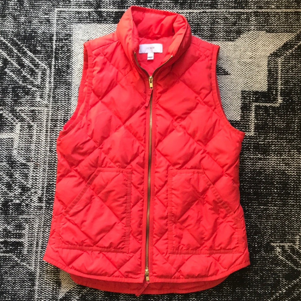 J.CREW quilted puffer vest